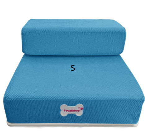 Foldable Pet Stairs - Soft Sponge Dog Steps for Bed & Couch