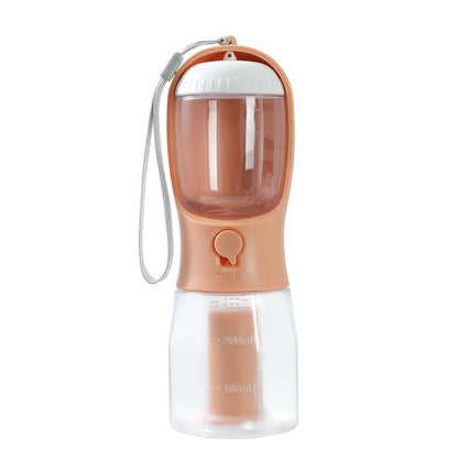 3-in-1 Dog Travel Cup - Water, Food & Waste Bag Dispenser