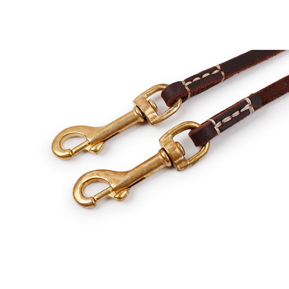 Genuine Leather Dog Leash - Handmade Soft Walking Lead