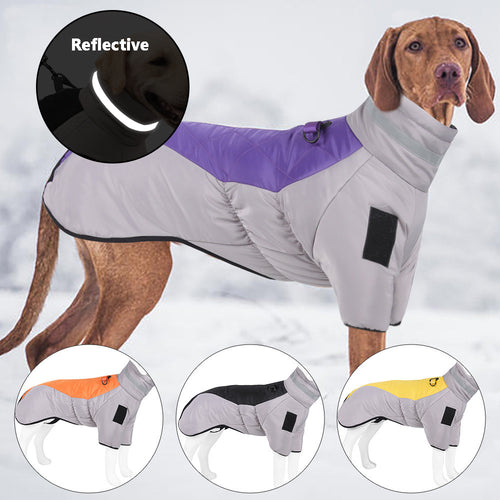 Thick Reflective Winter Dog Coat - Padded Warm Jacket XL-6XL