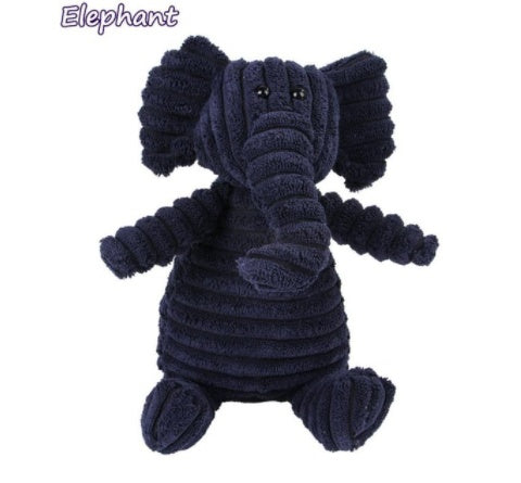 Plush Squeaky Dog Toy - Corduroy Teeth Cleaning Toy