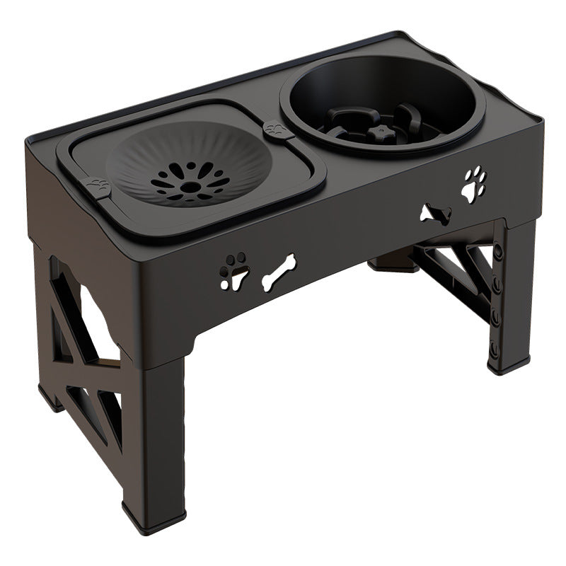 Elevated Double Dog Bowl - Stainless Steel Feeder Stand