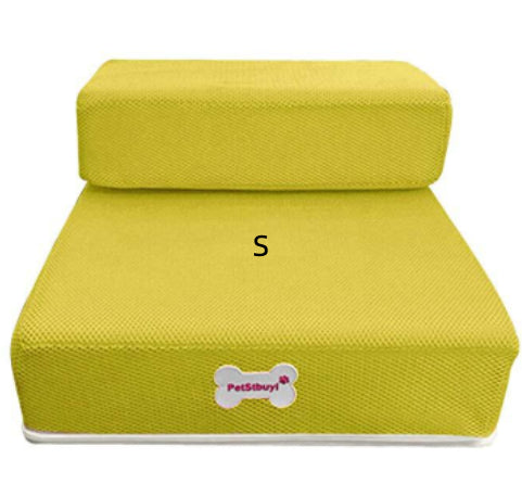 Foldable Pet Stairs - Soft Sponge Dog Steps for Bed & Couch