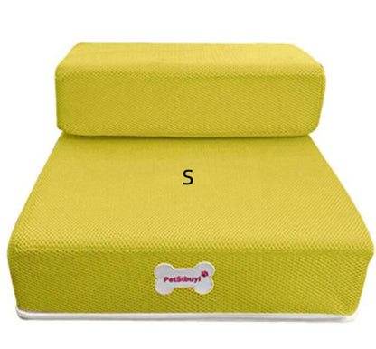 Foldable Pet Stairs - Soft Sponge Dog Steps for Bed & Couch