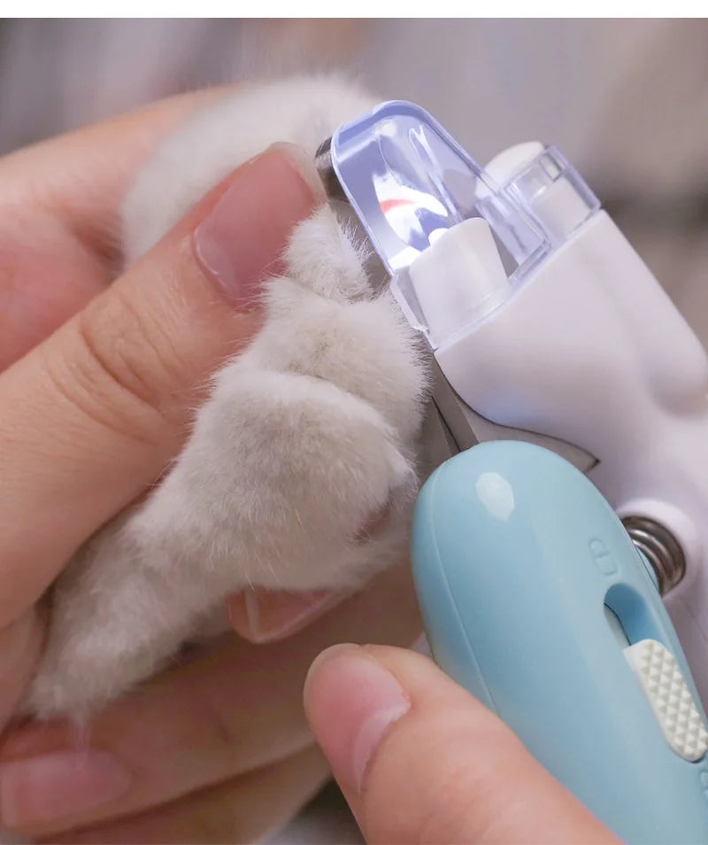 LED Pet Nail Clippers - Electric Nail Grinder with Light