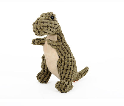 Giant Dinosaur Dog Toy - Plush Squeaker for Large Dogs