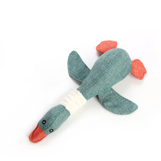 Plush Squeaky Dog Toy - Soft Puzzle Chew Toy