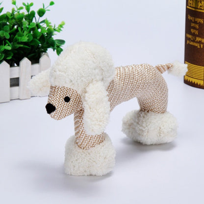 Squeaky Plush Ball Dog Toy - Bite-Resistant Pet Doll