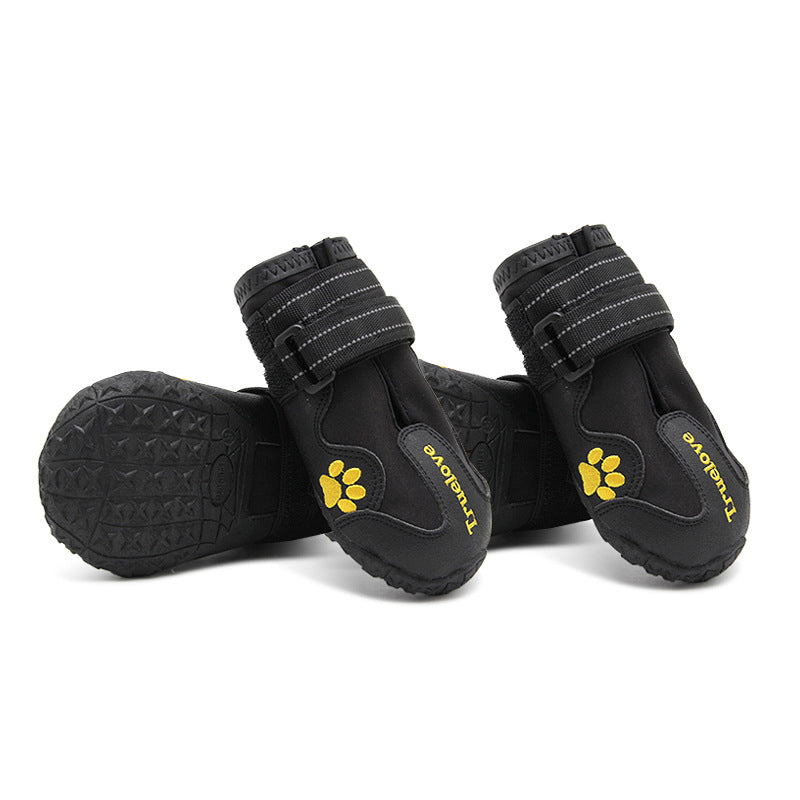 Non-Slip Dog Shoes - Waterproof LED Boots for Big Dogs