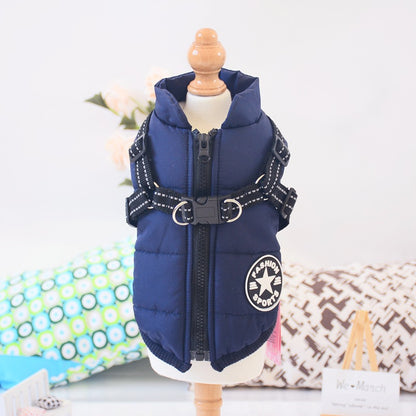 Waterproof Hooded Dog Coat - Winter Jacket for Small Breeds