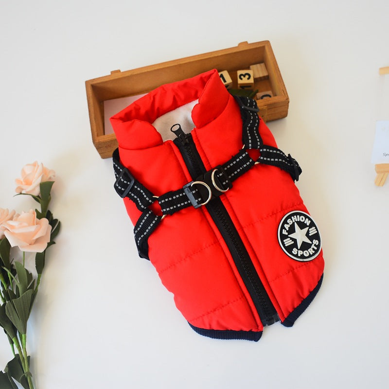 Waterproof Hooded Dog Coat - Winter Jacket for Small Breeds
