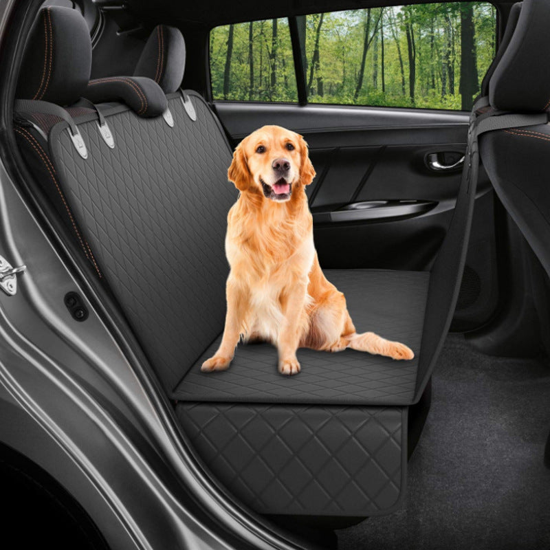 Dog Car Seat Hammock - Mesh Window Back Seat Protector