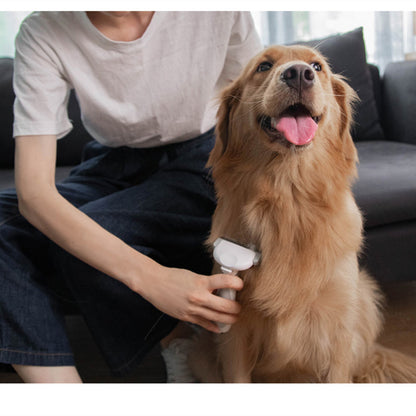 Pet Grooming Brush - ABS & Stainless Steel Deshedder