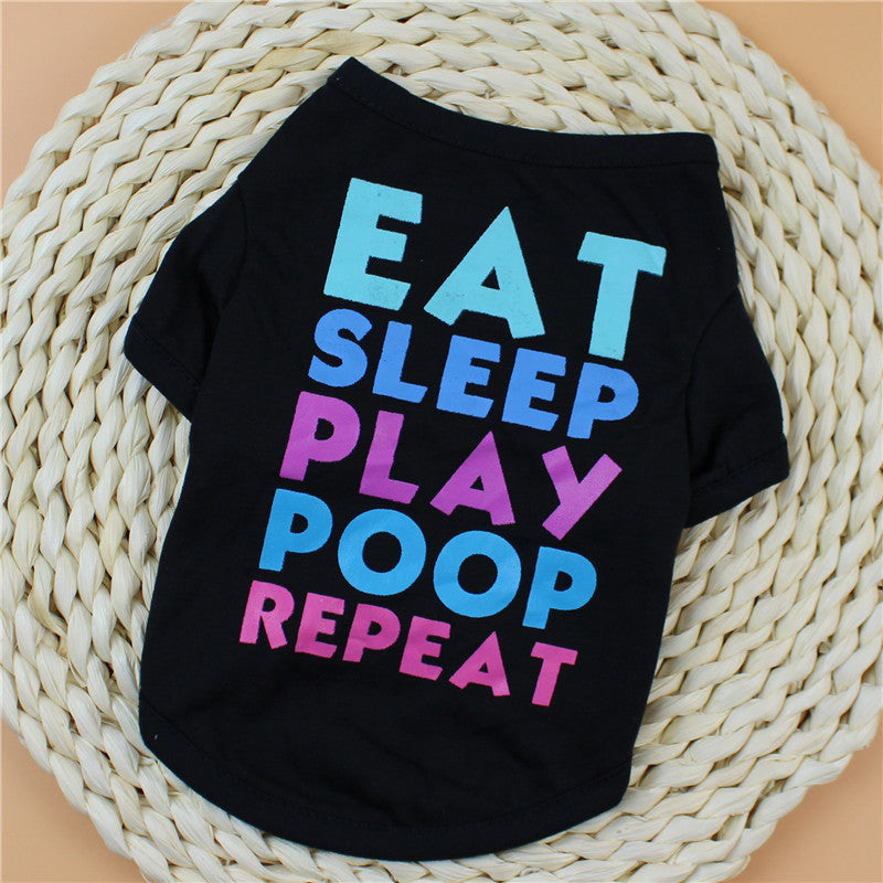 Pet T-Shirt - Breathable Polyester Dog Shirt