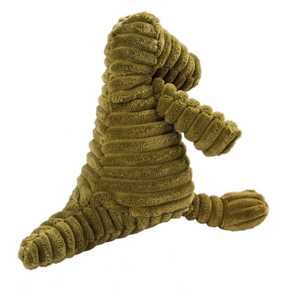 Plush Squeaky Dog Toy - Corduroy Teeth Cleaning Toy