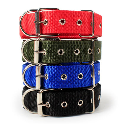 Padded Leather-Lined Dog Collar - Foam Comfort Collar