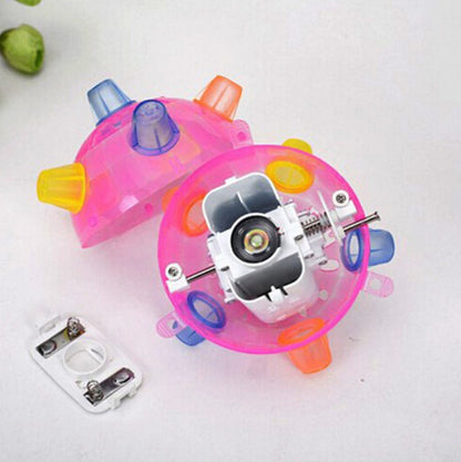 Jumping Dancing Dog Ball - Light-Up Interactive Chase Toy