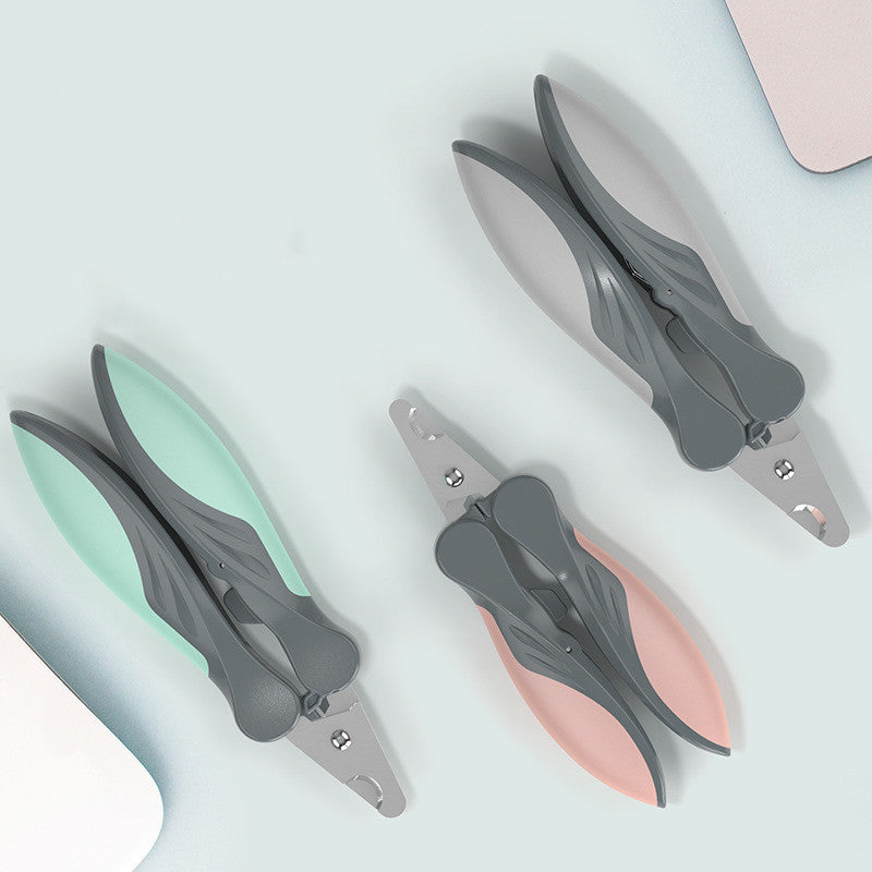 Dog Nail Clippers - Soft-Grip Stainless Steel Trimmer