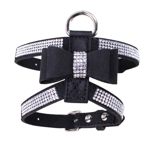 Rhinestone Dog Harness & Leash Set - Sparkly Pet Jacket