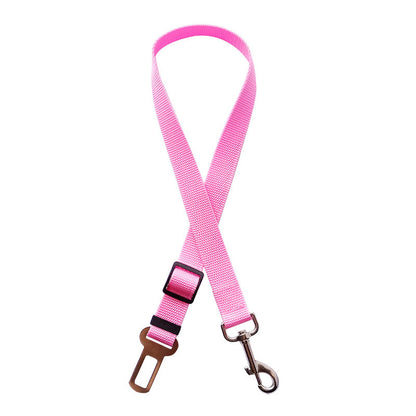 Dog Car Seat Belt - Adjustable Pet Safety Harness Clip