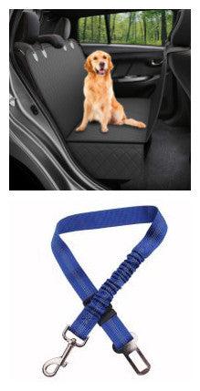 Dog Car Seat Hammock - Mesh Window Back Seat Protector