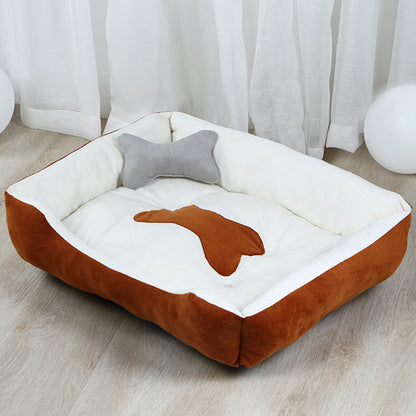 Large Dog Bed Kennel - Soft Cloth Pet Nest
