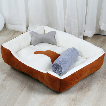 Large Dog Bed Kennel - Soft Cloth Pet Nest