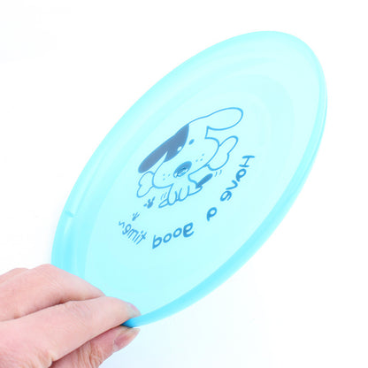 Silicone Dog Flying Disc - Bite-Resistant Frisbee Toy