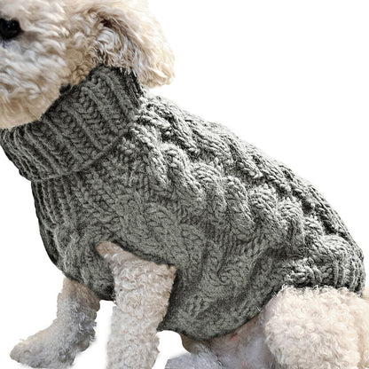 Warm Winter Dog Sweater - Cozy Knit Pet Clothing