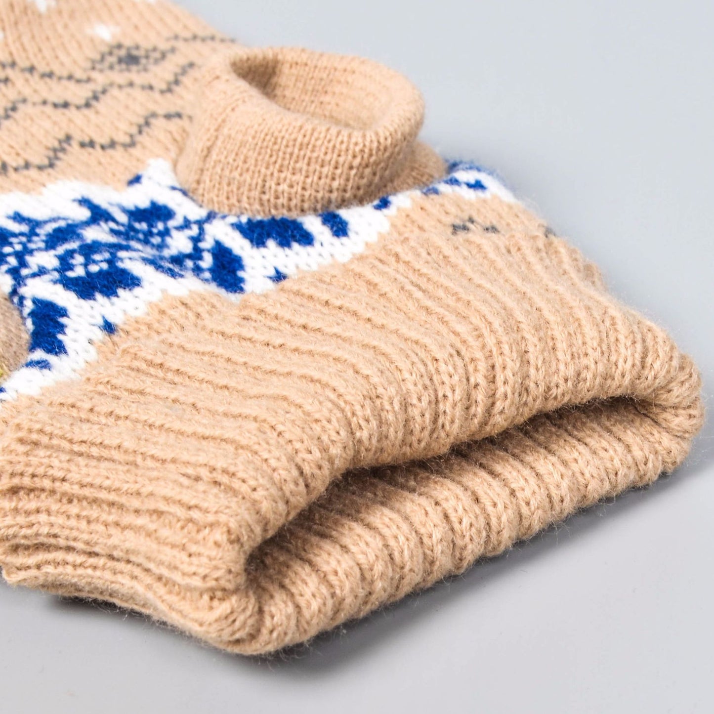 Minimalist Wool Dog Sweater - Cute Printed Pet Pullover