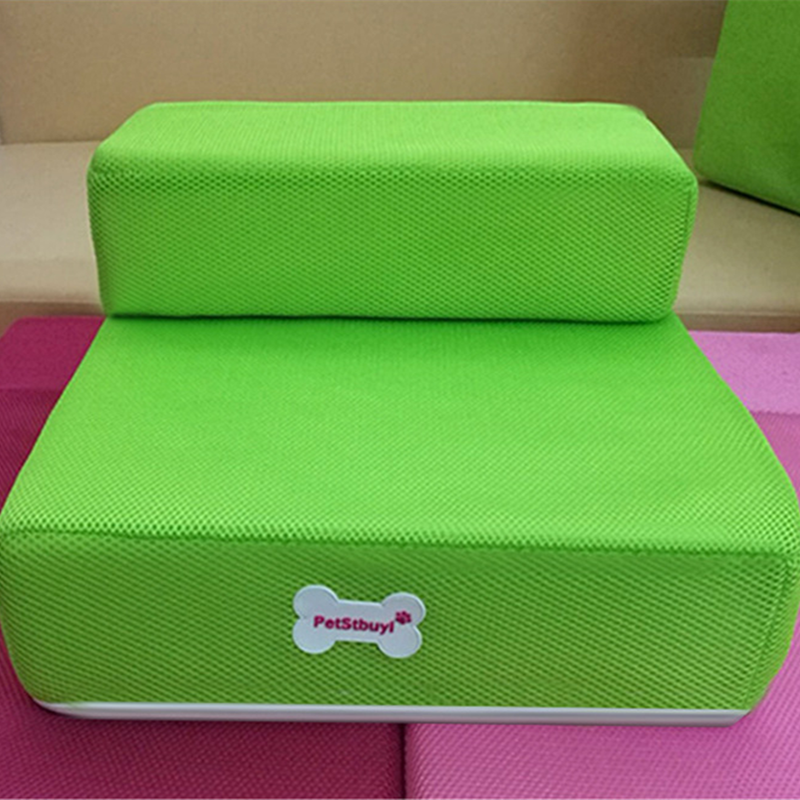 Foldable Pet Stairs - Soft Sponge Dog Steps for Bed & Couch