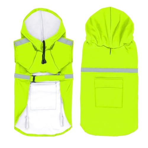 Waterproof Reflective Dog Raincoat - Safety Rain Jacket