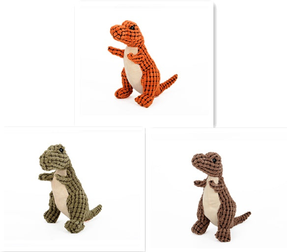 Giant Dinosaur Dog Toy - Plush Squeaker for Large Dogs