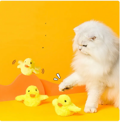Automatic Electric Duck Cat Toy - Moving Interactive Kitty Toy