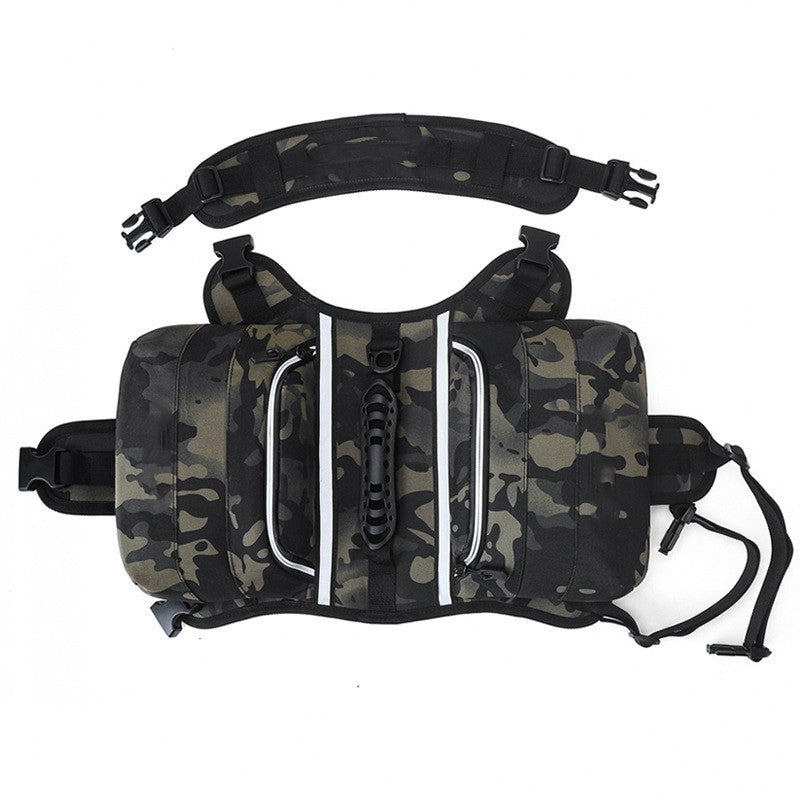 Outdoor Dog Backpack - Oxford Harness Pack for Large Dogs