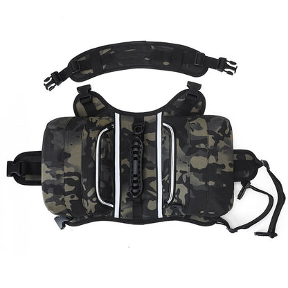 Outdoor Dog Backpack - Oxford Harness Pack for Large Dogs