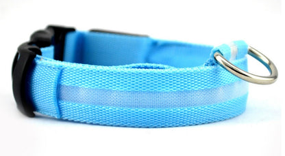 LED Glow Dog Collar - Night Safety Flashing Pet Collar