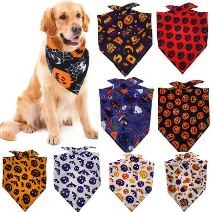 Tie-Dye Pet Bandana - Triangle Scarf Drool Towel for Dogs & Cats
