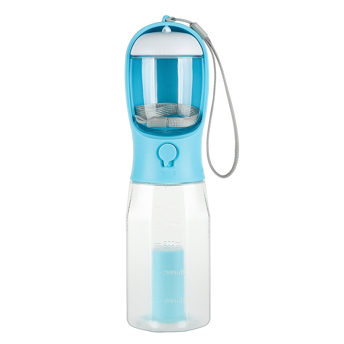 3-in-1 Portable Dog Water Bottle - Travel Feeder & Waste Dispenser