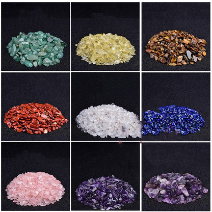 Natural Crystal Aquarium Gravel - Decorative Tank Stones (100g)