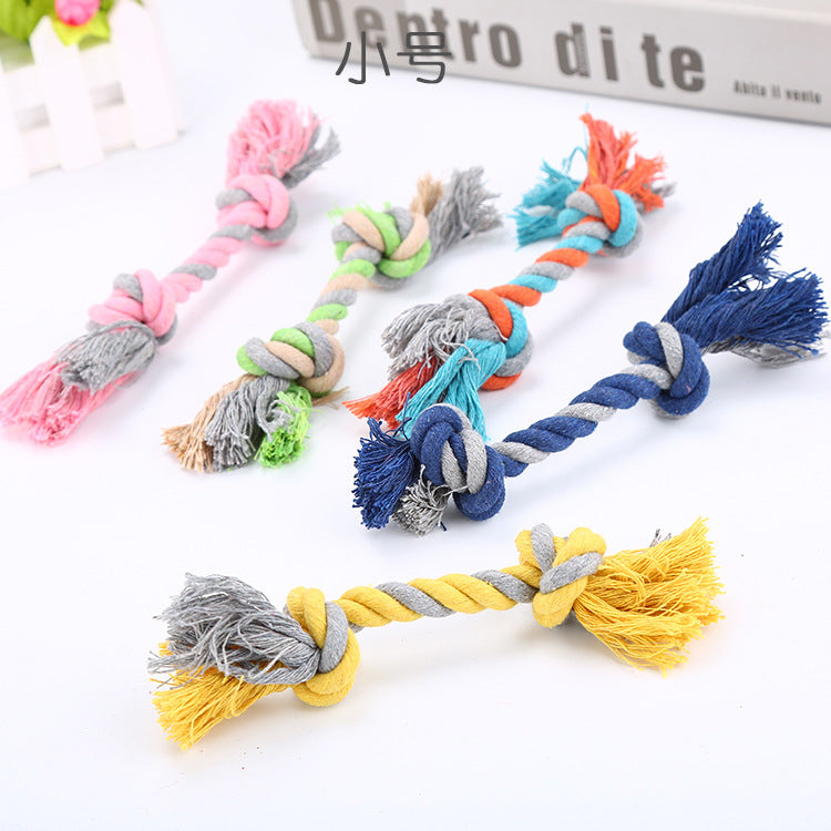 Cotton Rope Puppy Toy - Bite-Resistant Chew Toy