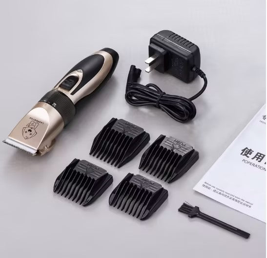 Rechargeable Pet Hair Clipper - Quiet Cat & Dog Shaver