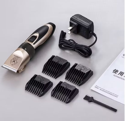 Rechargeable Pet Hair Clipper - Quiet Cat & Dog Shaver