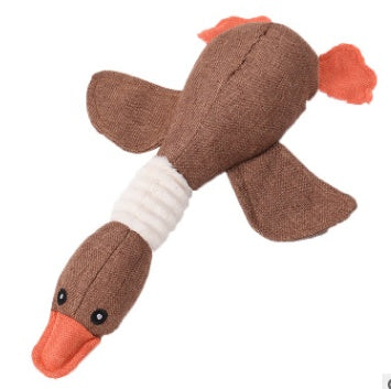 Plush Squeaky Dog Toy - Soft Puzzle Chew Toy