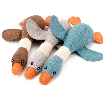 Plush Squeaky Dog Toy - Soft Puzzle Chew Toy