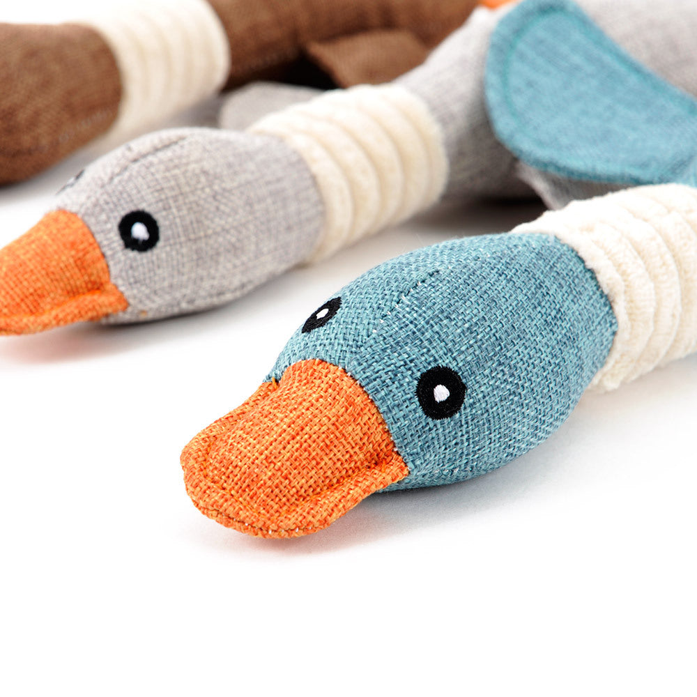 Plush Squeaky Dog Toy - Soft Puzzle Chew Toy
