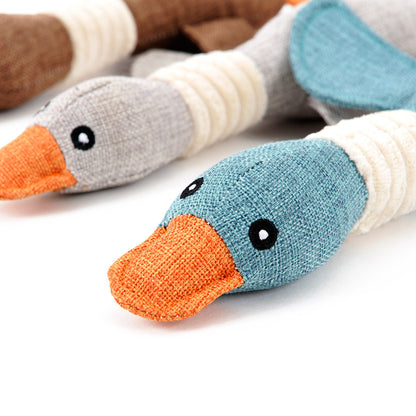 Plush Squeaky Dog Toy - Soft Puzzle Chew Toy