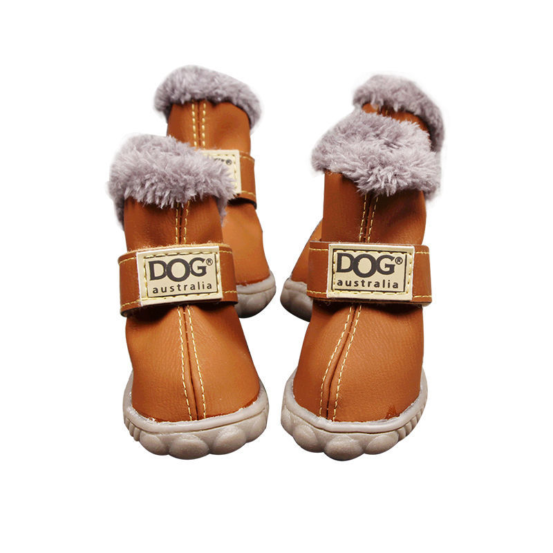 Winter Dog Boots - Warm Non-Slip Snow Shoes for Small Dogs
