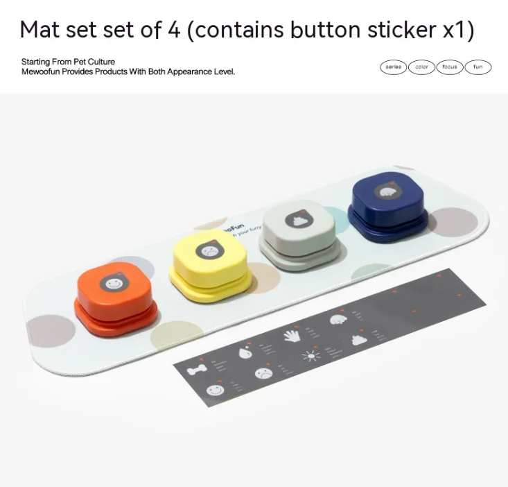 Pet Communication Buttons - Interactive Training Toy
