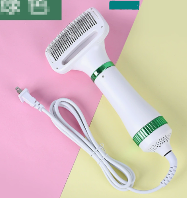 Portable 2-in-1 Dog Hair Dryer - Grooming Blower & Brush